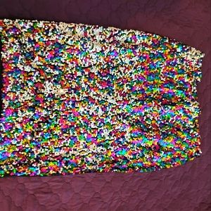 NY & Co. Sequin Pencil Skirt- Size M
